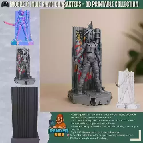 Cyberpunk Girl Figure