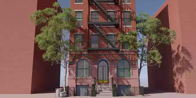 New York City Building  122 Macdougal St