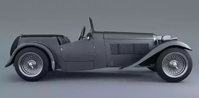 HRG Sports car 1948 3D Model