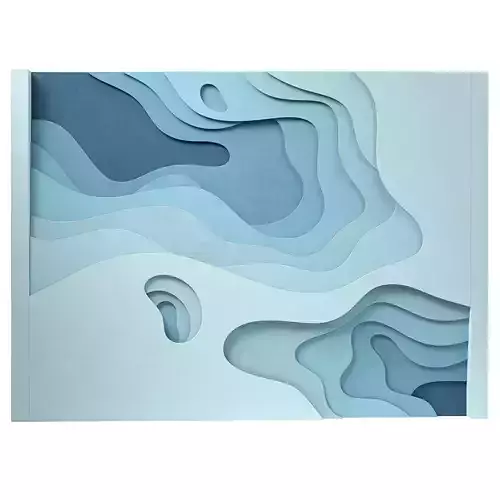 Decorativ panel wave 32