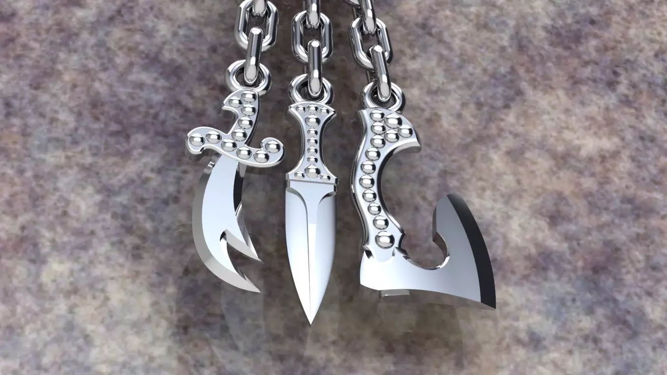 Rosary tassel 3D print model