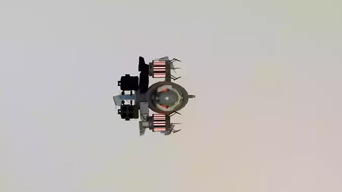  Launcher Laser Strider Skibidi Toilet  3D model