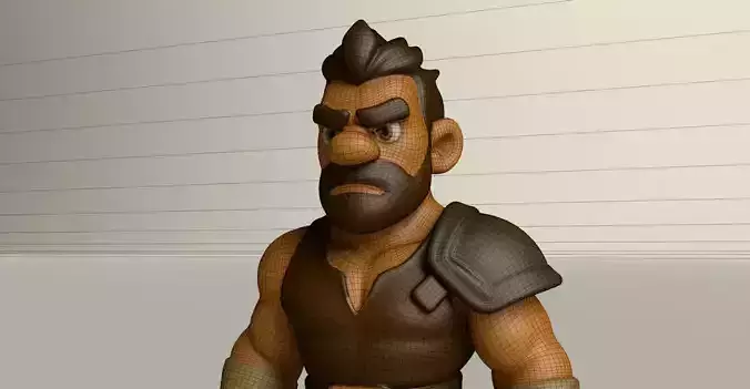 Stylized Game Ready Human Character Rigged named Vivo
