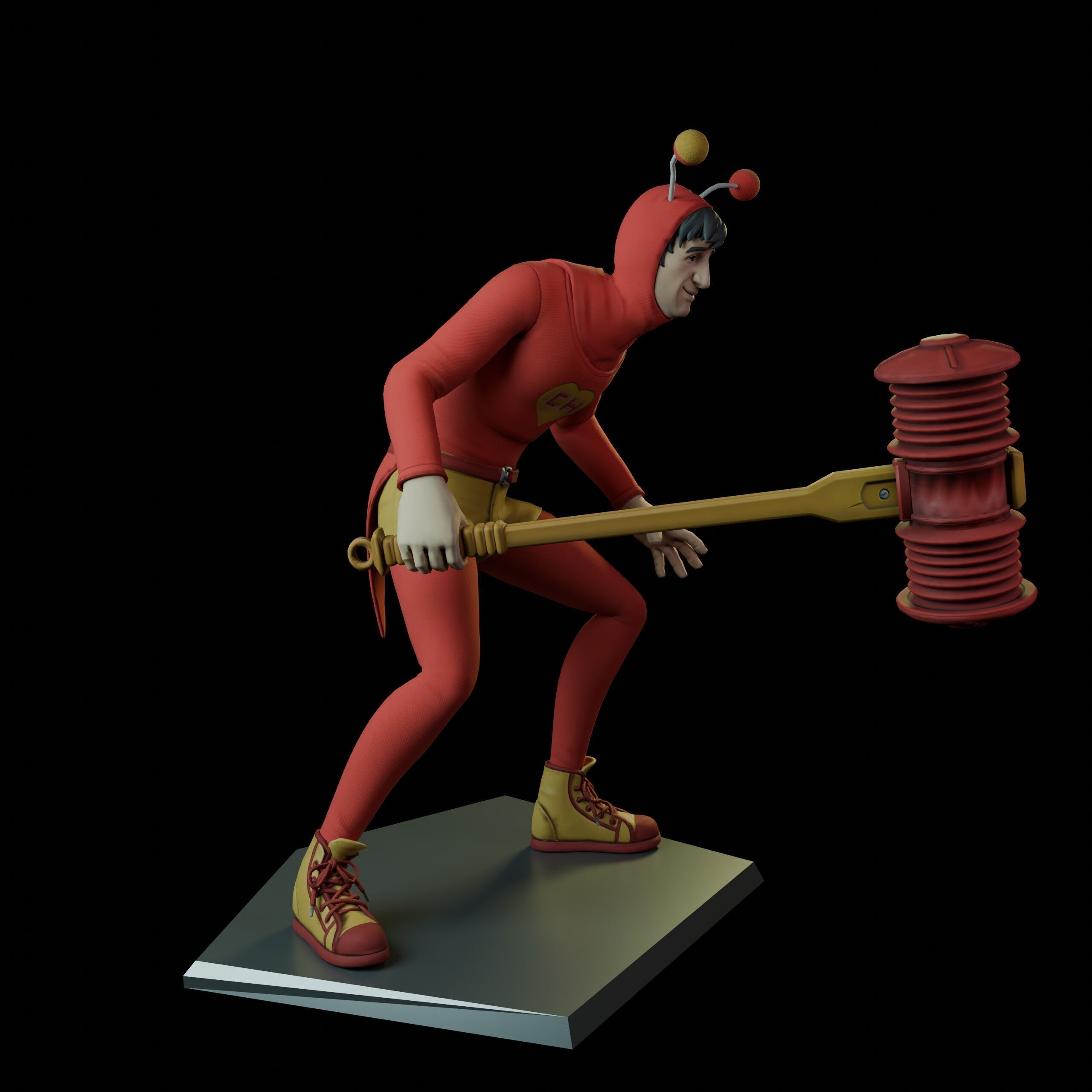 El Chapulin Colorado 3D print model_14