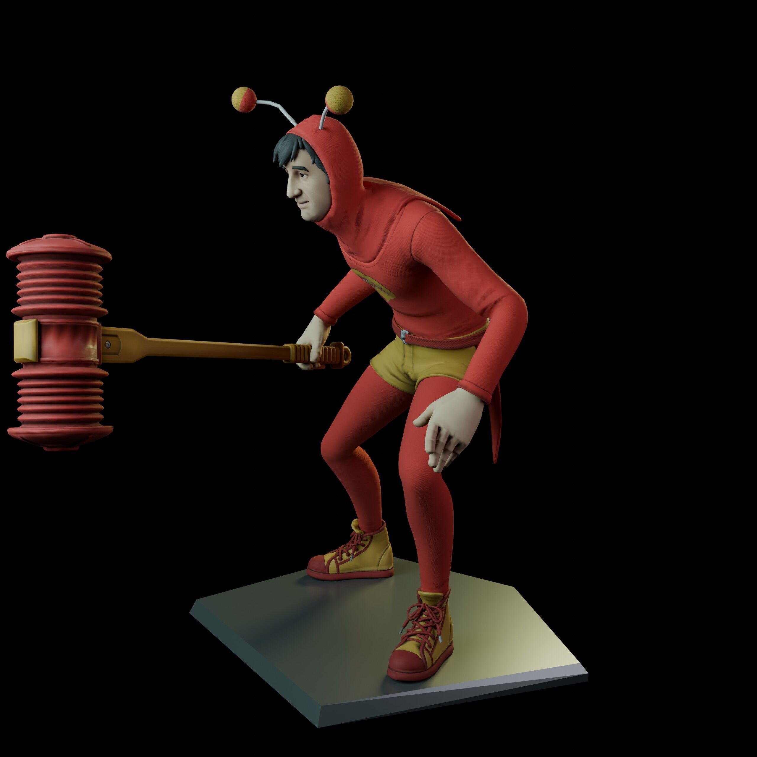 El Chapulin Colorado 3D print model_2