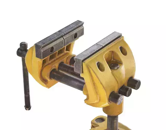 Used retro vintage clamping vises industrial tool da1