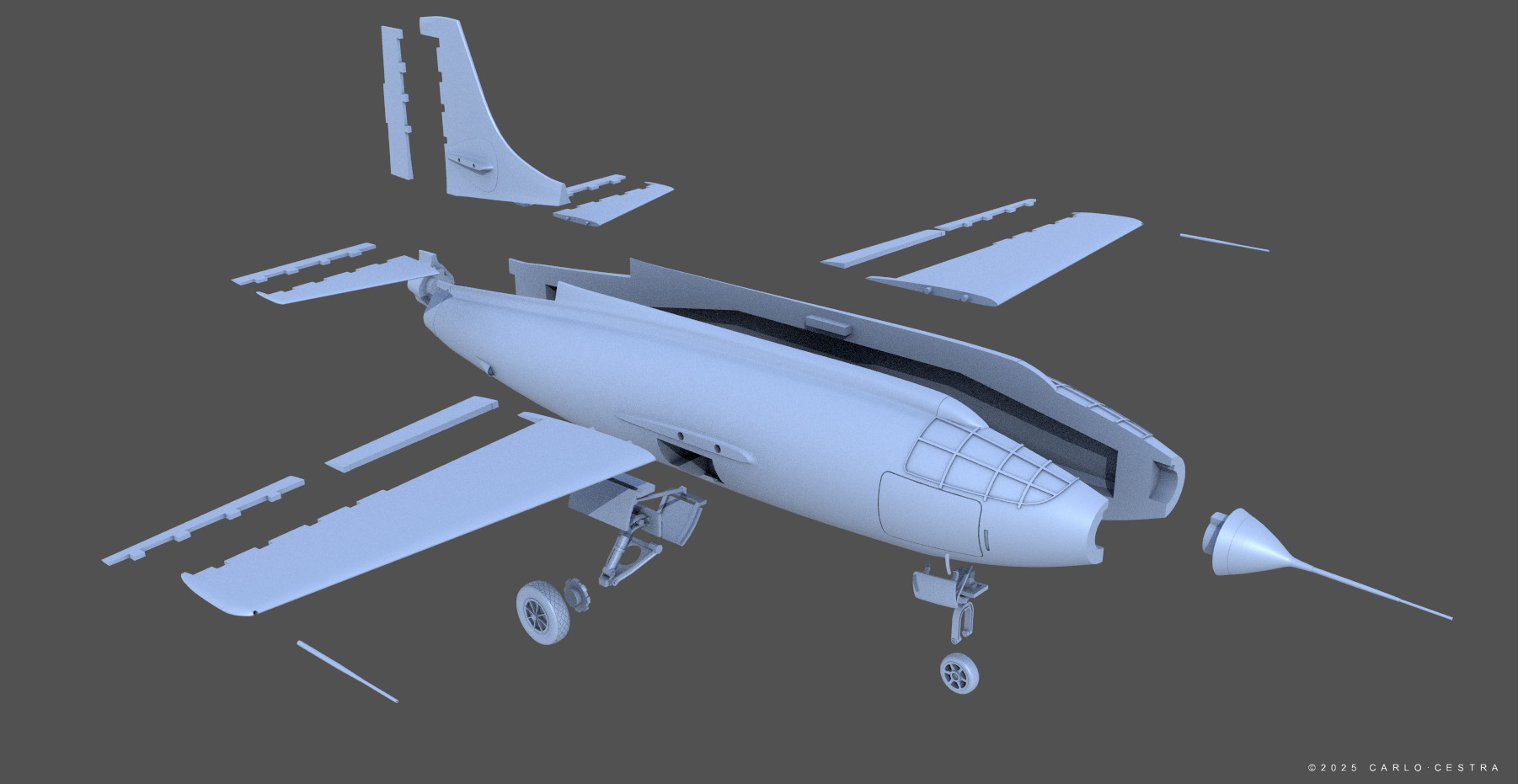 X1 - 1-32 scale 3D print model_6