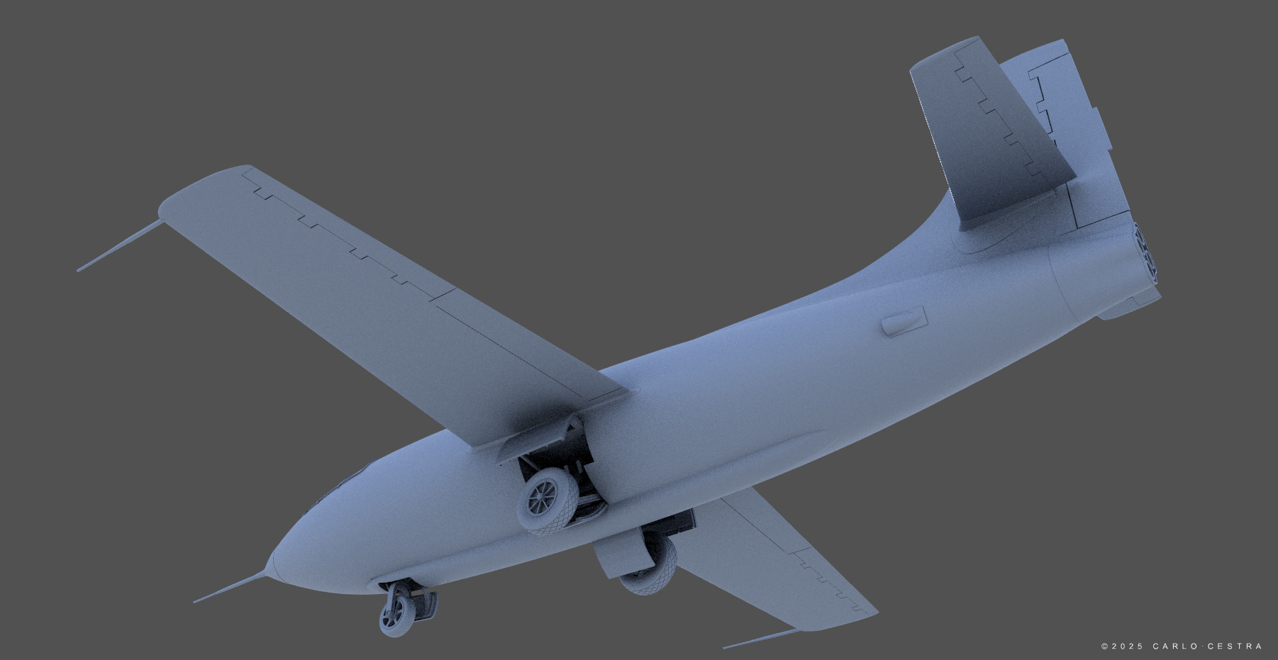 X1 - 1-32 scale 3D print model_3