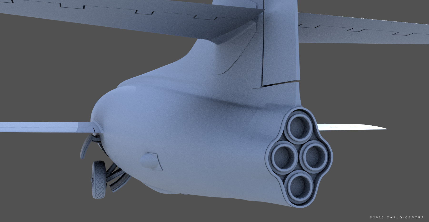 X1 - 1-32 scale 3D print model_4