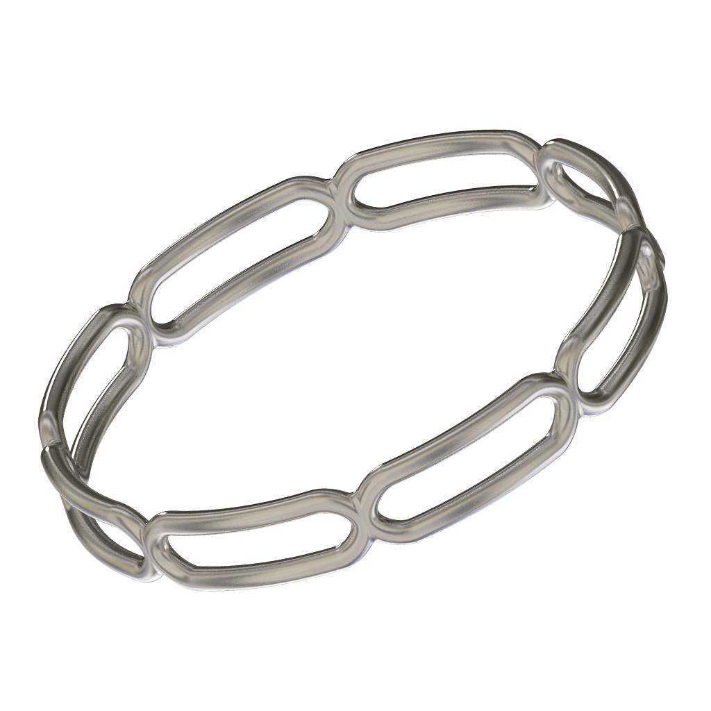 Graceful Fancy Bangle 3D print model_3