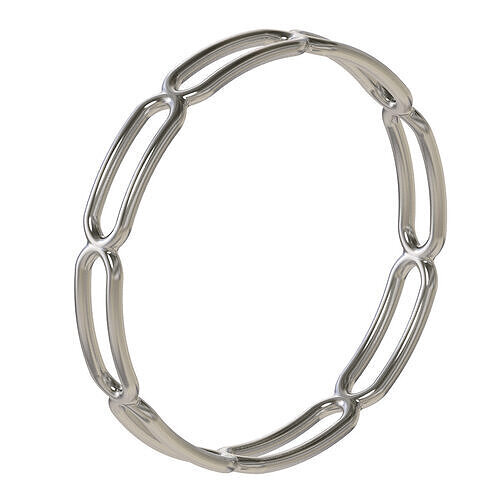 Graceful Fancy Bangle 3D print model