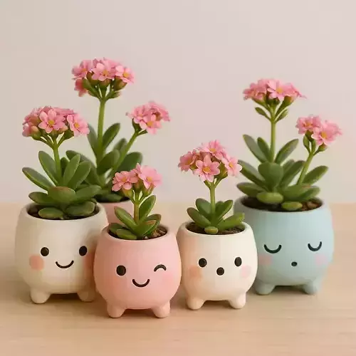 Whimsical Happy Face Planter 