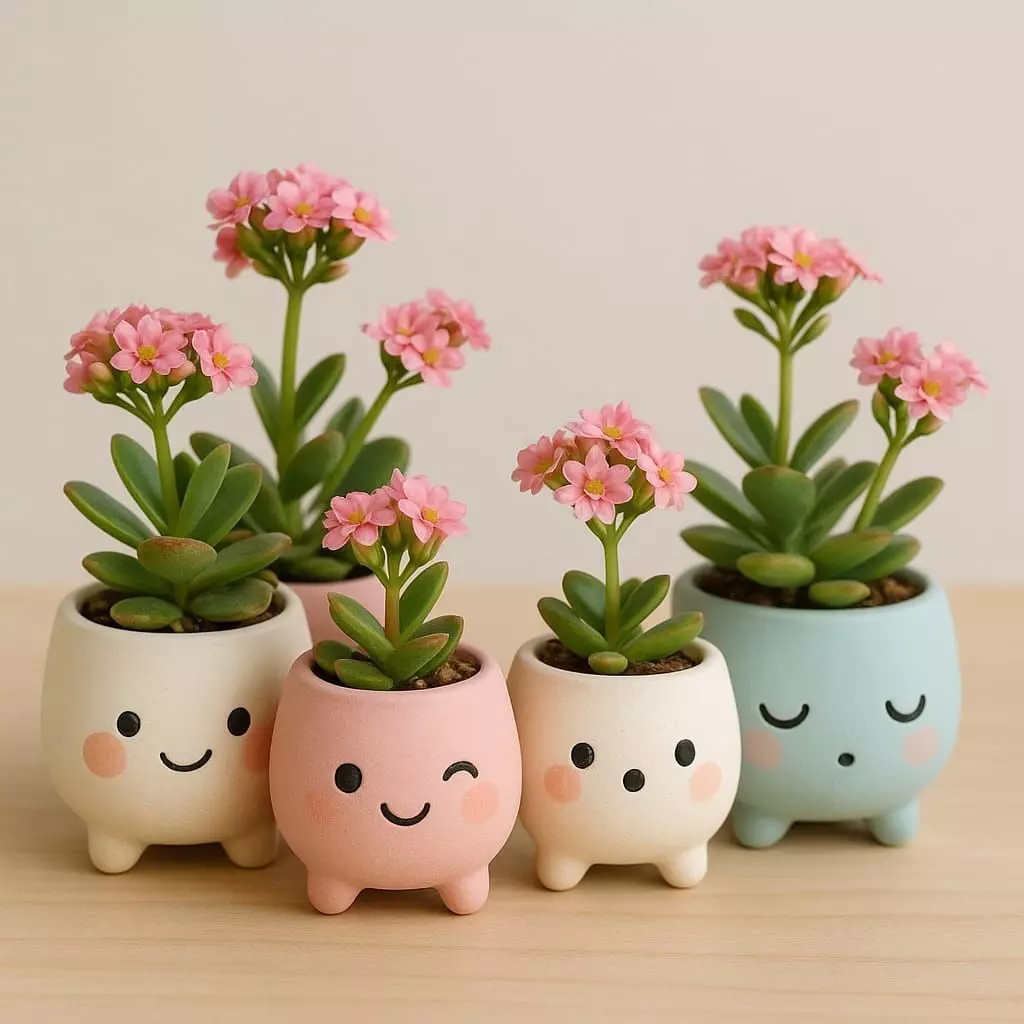 Whimsical Happy Face Planter 3D print model