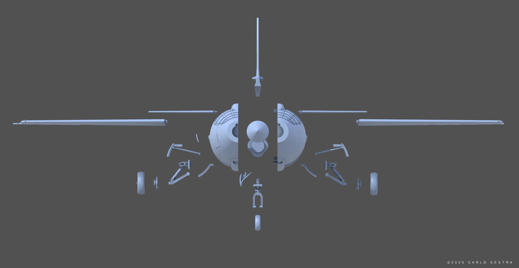 X1 - 1-32 scale 3D print model_11