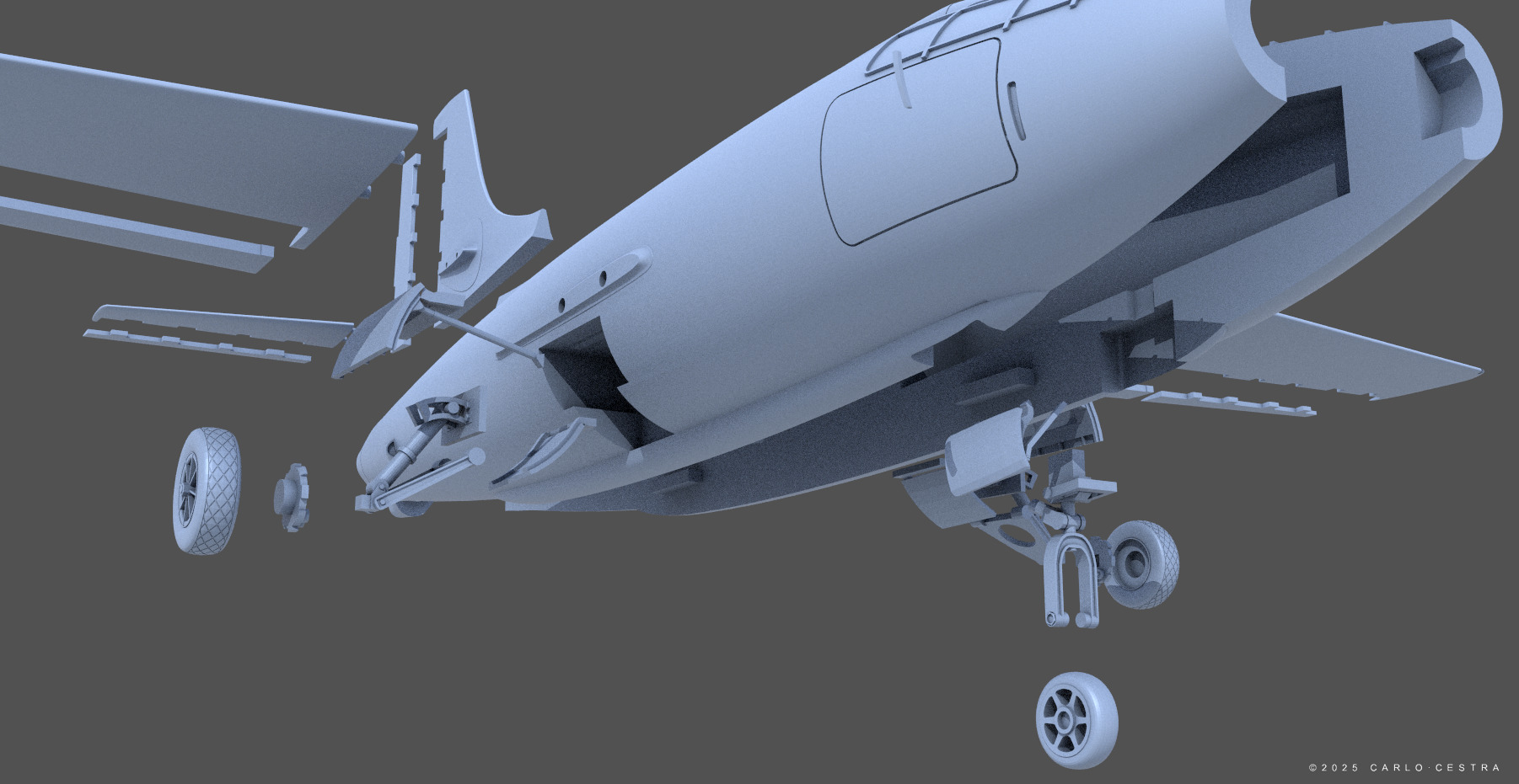 X1 - 1-32 scale 3D print model_7