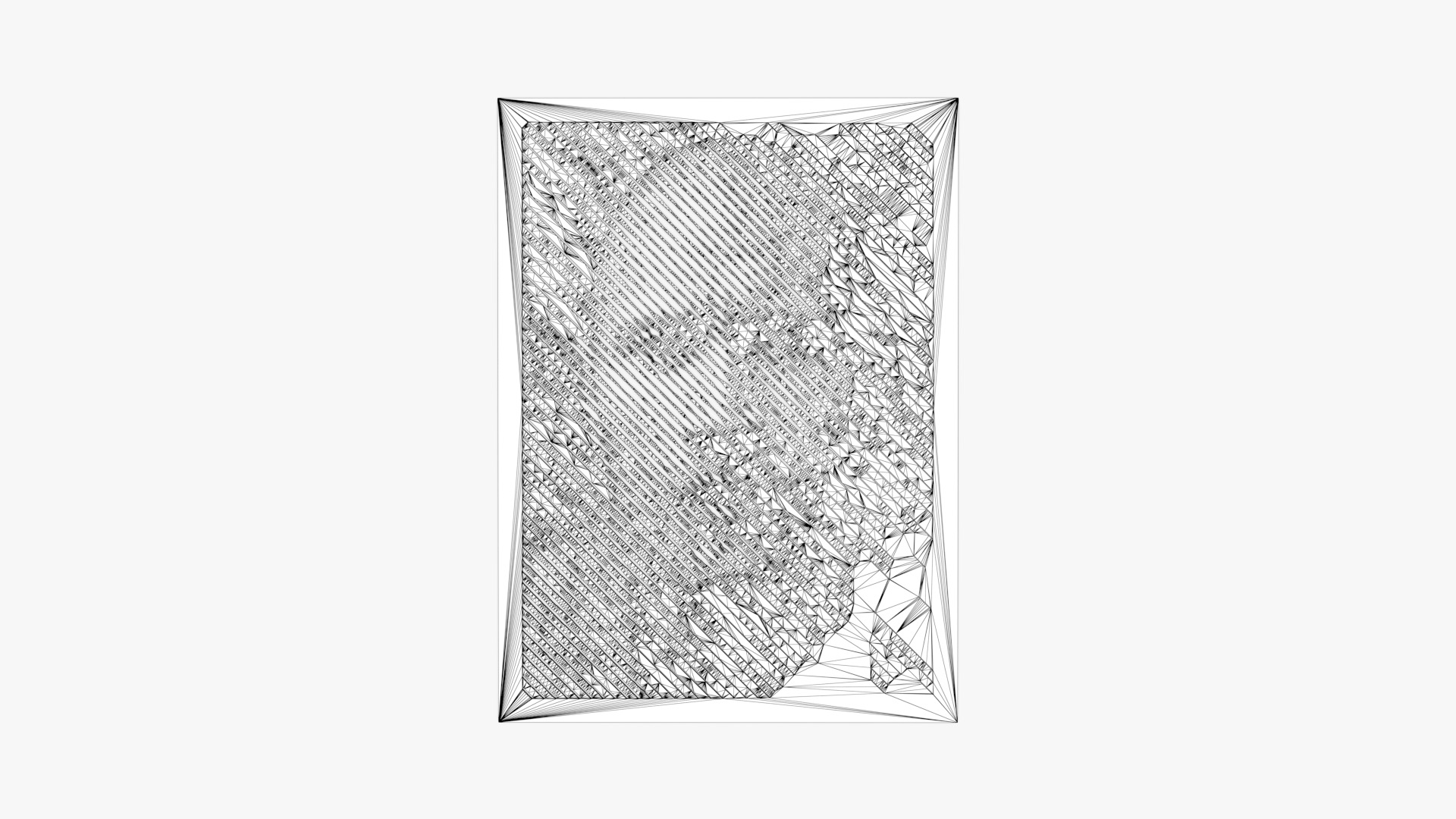 Halftone wall sticker Rock 3D print model_5