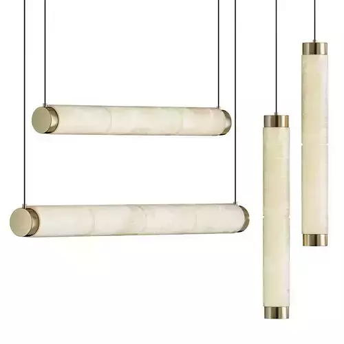 Alabaster Strip Pendant Light