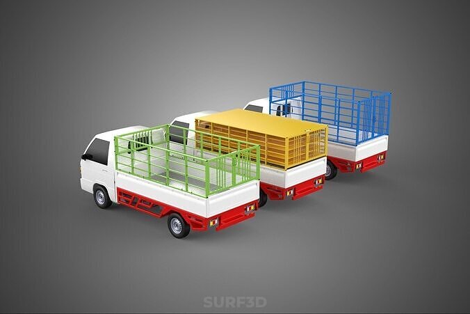 UTILITY CAGE SUV BAKKIE UTE PICKUP TRUCK PICK UP CAR VEHICLE VAN 3D model