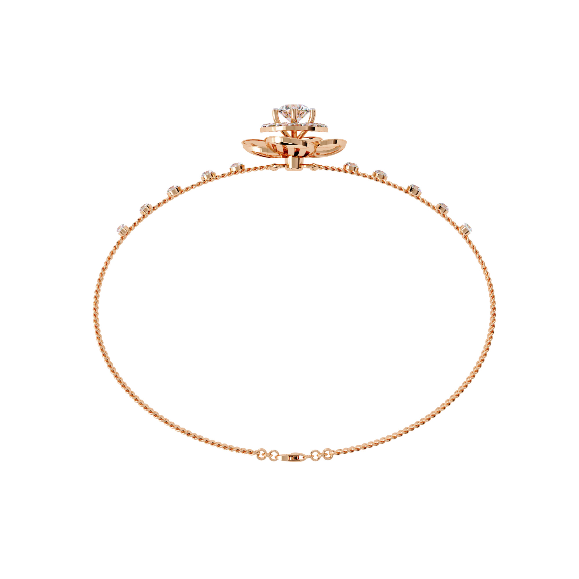 BRACELET DIAMOND -CAD-031 3D model_12