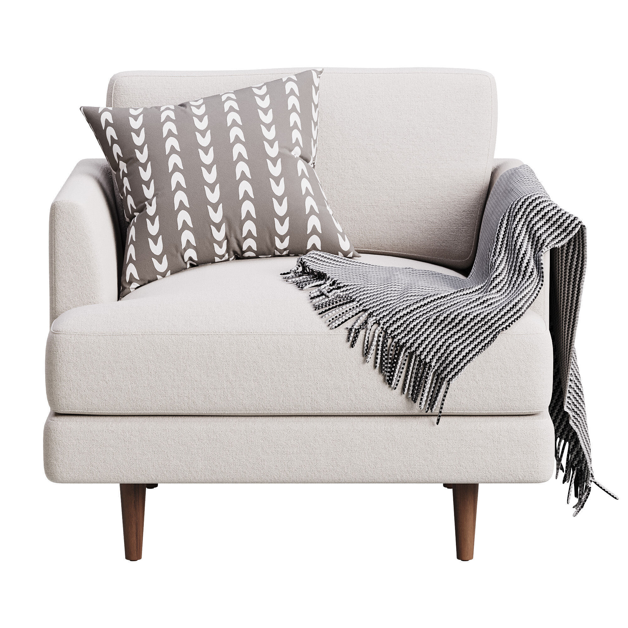 aric single seat sofa 3D model_7