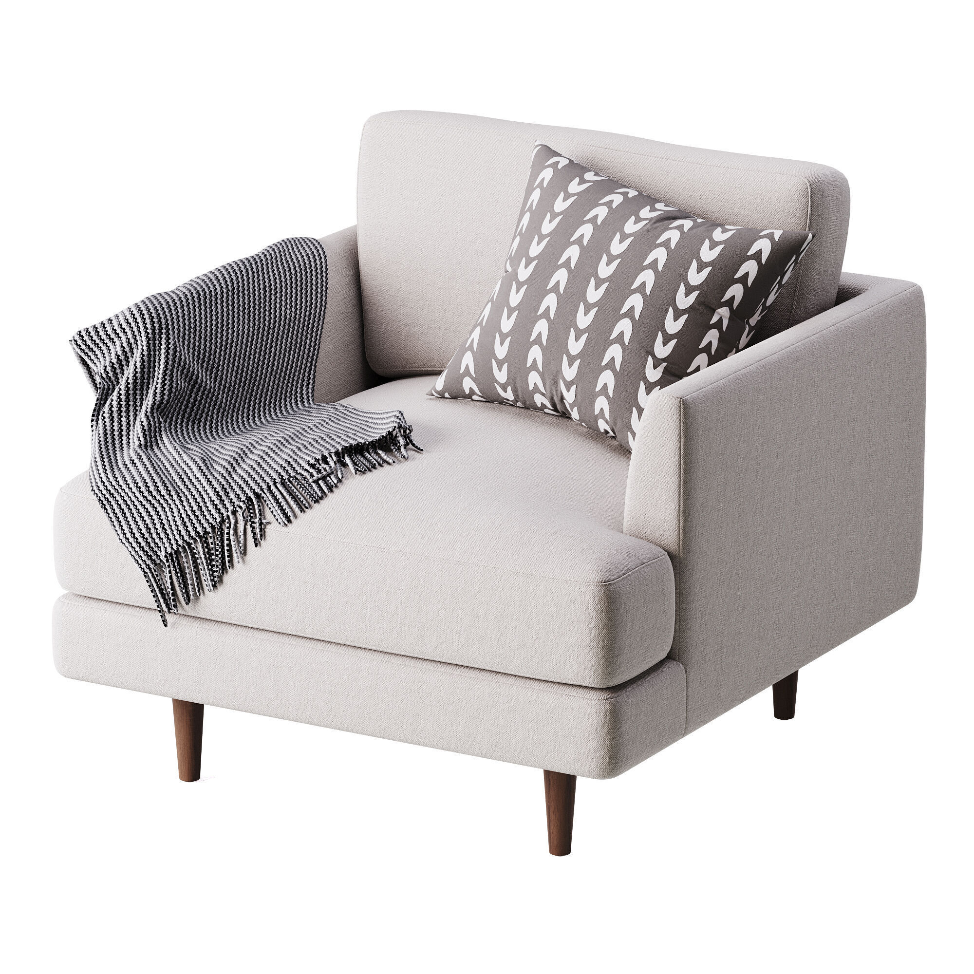 aric single seat sofa 3D model_9