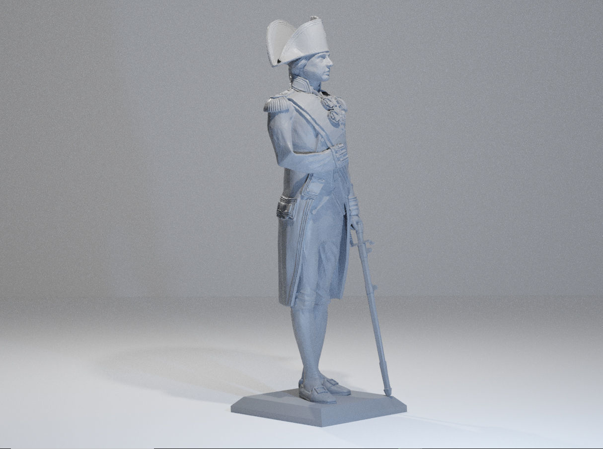 Vice Admiral Lord Horatio Nelson 3D print model_6