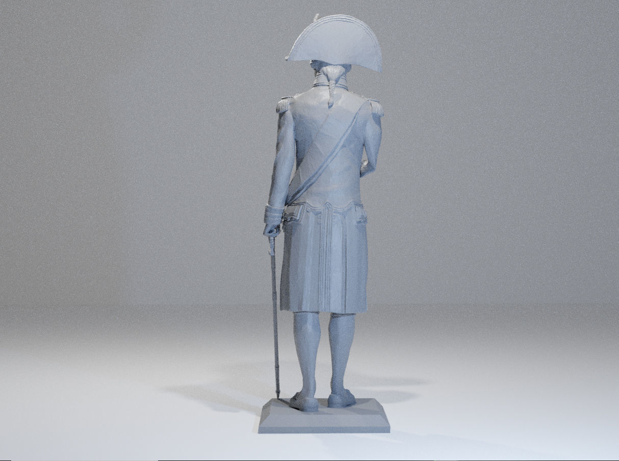 Vice Admiral Lord Horatio Nelson 3D print model_9
