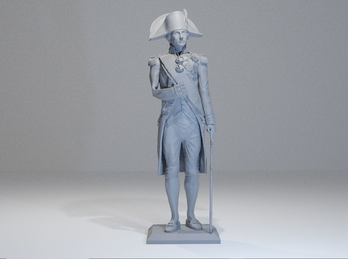 Vice Admiral Lord Horatio Nelson 3D print model_5