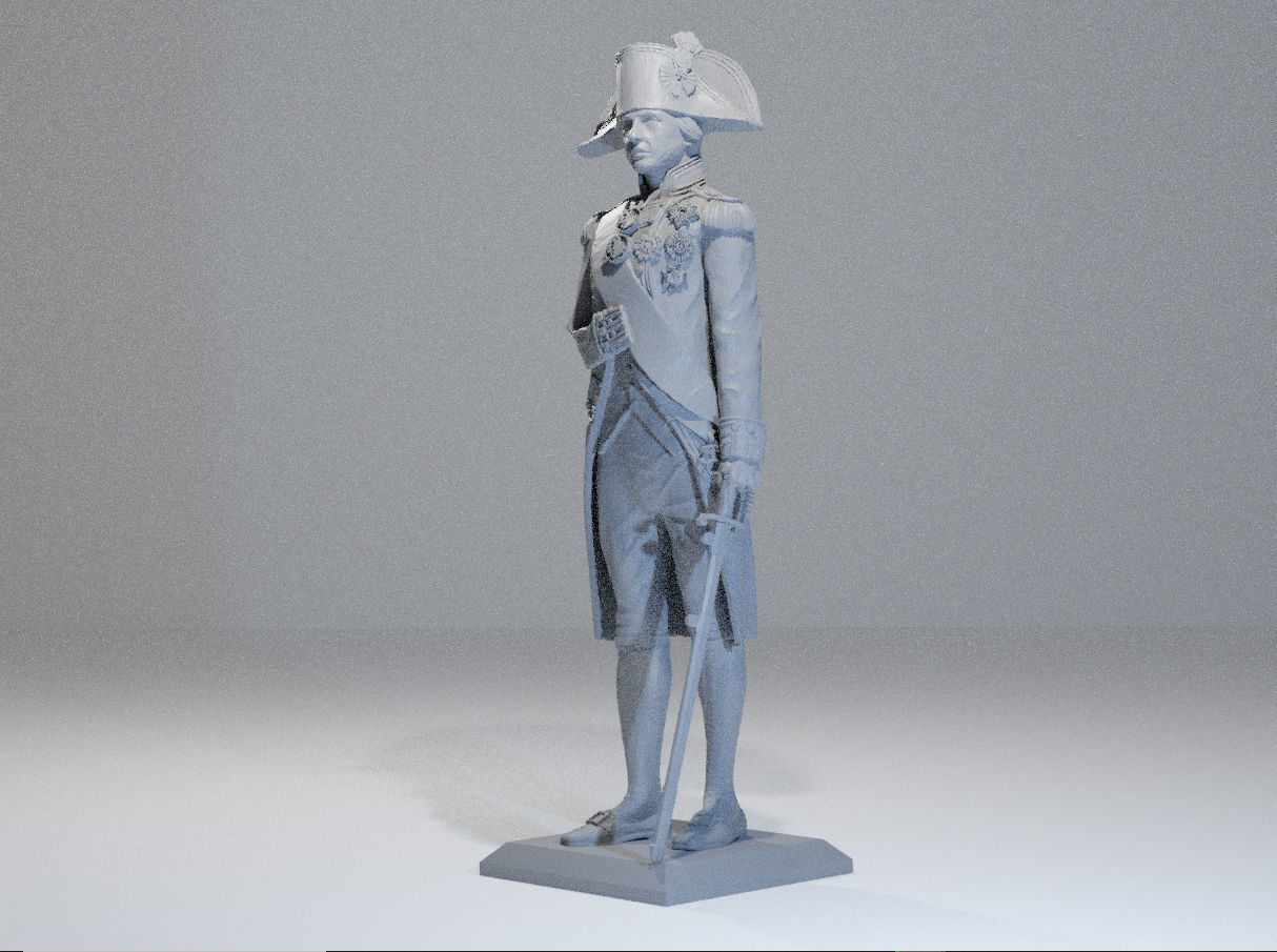 Vice Admiral Lord Horatio Nelson 3D print model_12