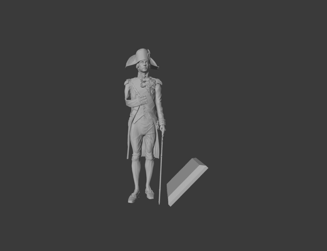 Vice Admiral Lord Horatio Nelson 3D print model_13