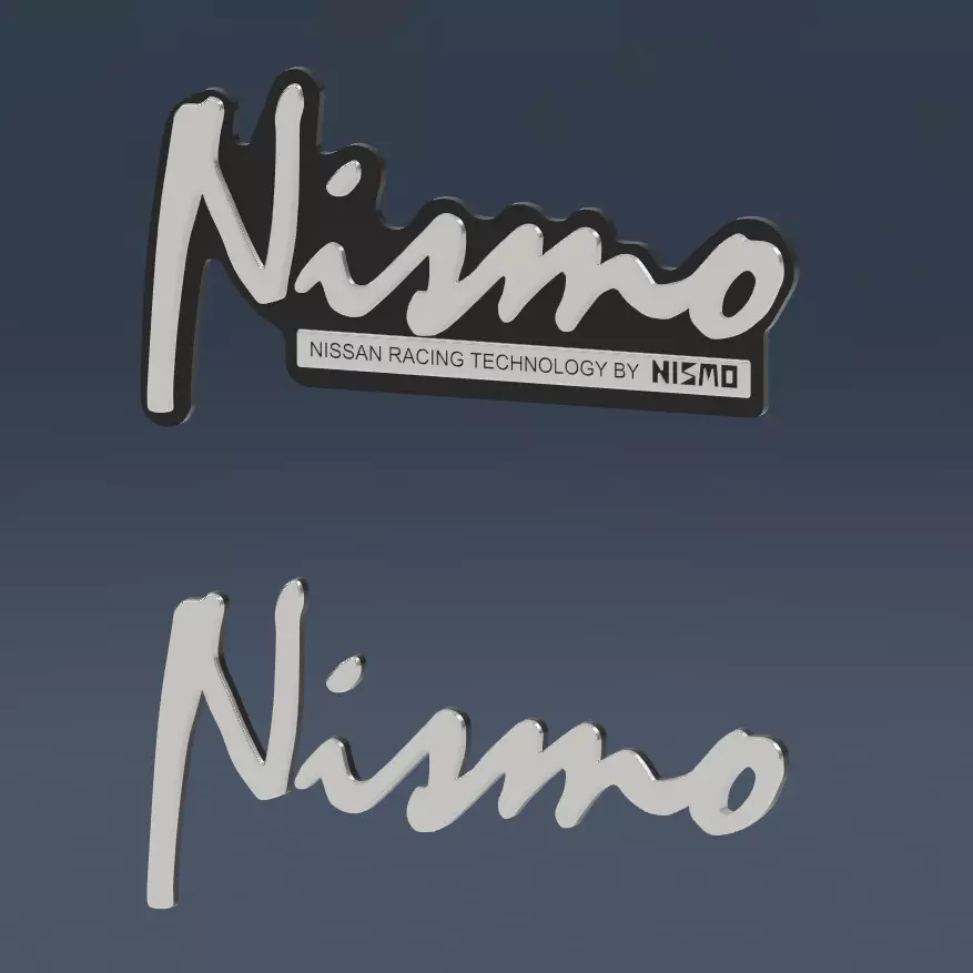 Nissan NISMO Classic Badge 3D print model_0
