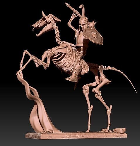 Skeleton Captain 3D print model