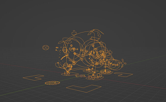 XPEA Creature Rig  3D model