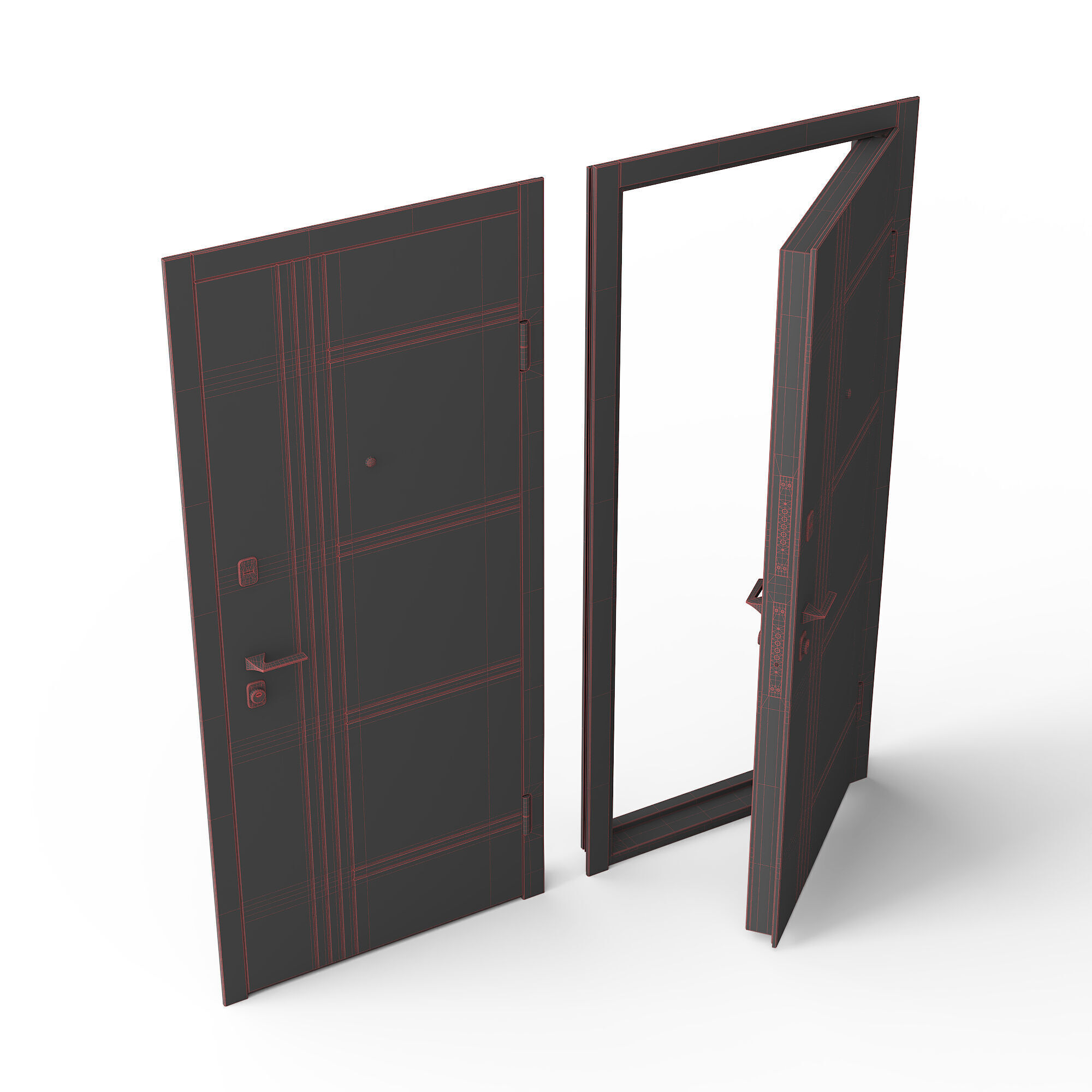 Zevil Door 3D model_2