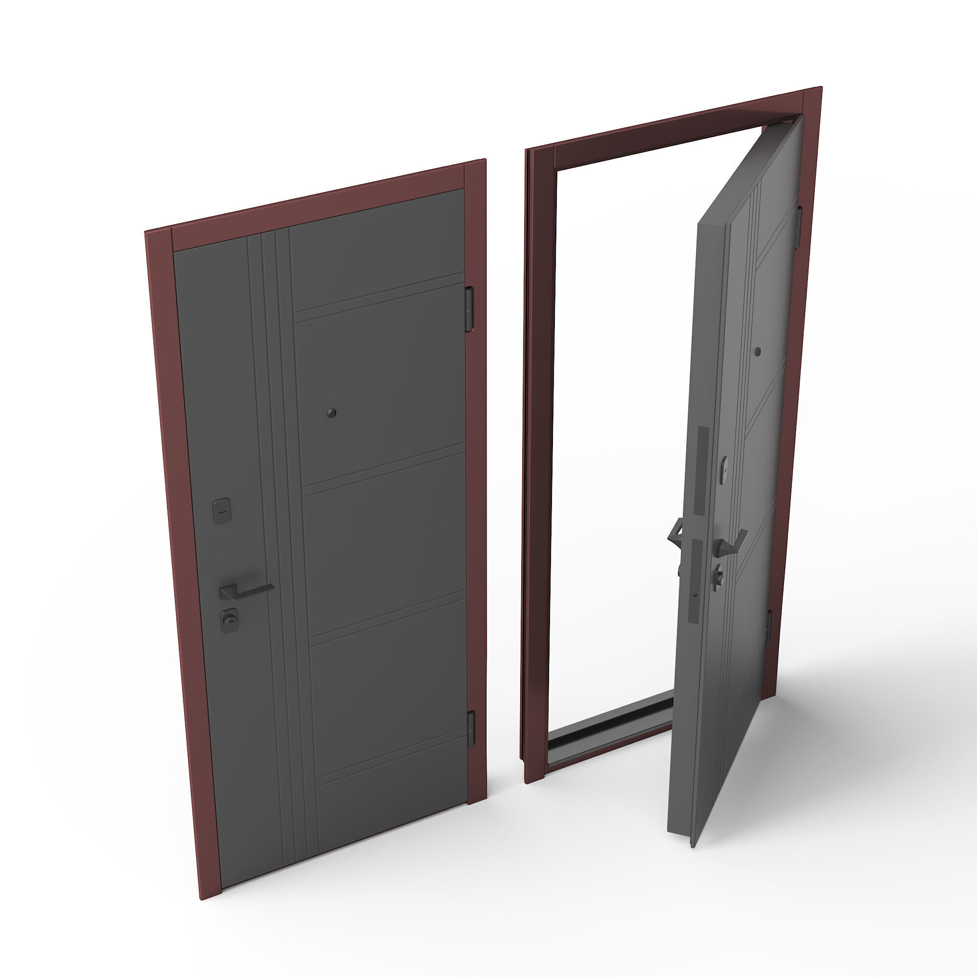 Zevil Door 3D model_1