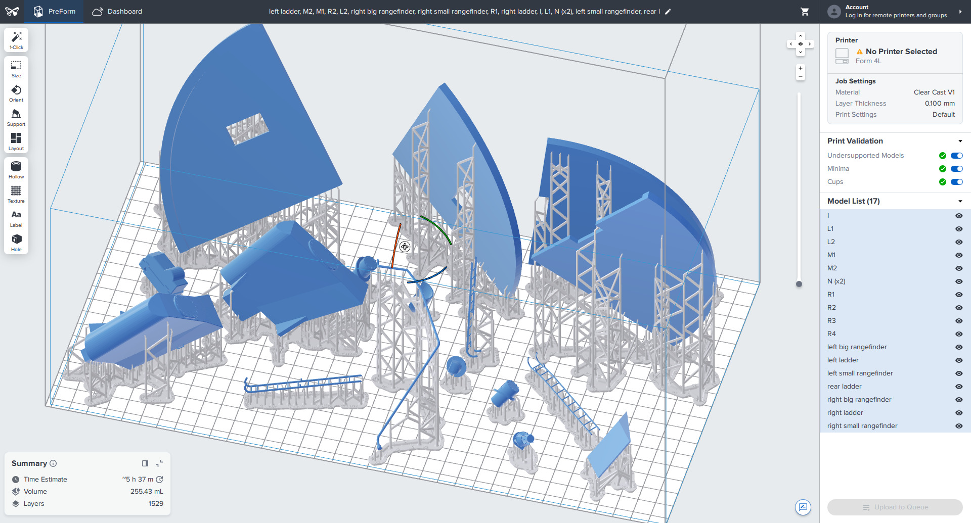 Super Yamato 51cm Twin Turret - 1-72 scale 3D print model_22
