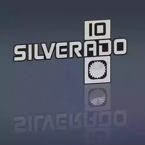 1981 87 Chevrolet Silverado 10 Fender Emblem 3D print model