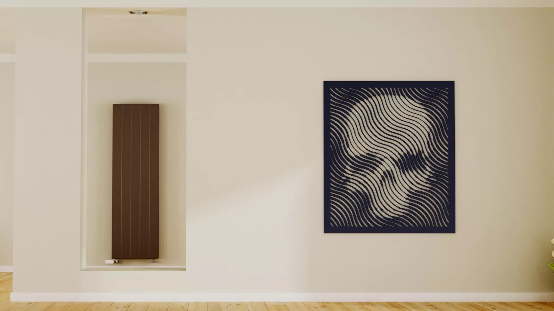 Halftone wall sticker Skull 01 3D print model