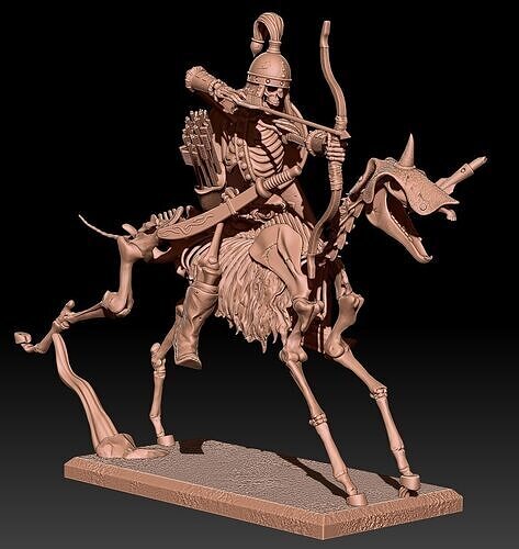 Mongol archer skeleton 2 3D print model