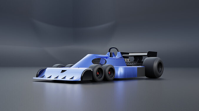 Tyrell F1 6Wheel Car 3D model