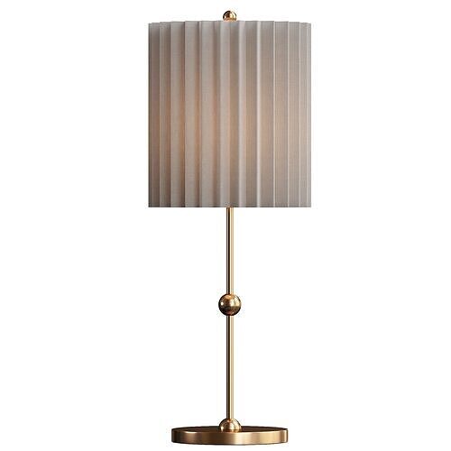  Marceau Boule Polished Brass Table Lamp 3D model