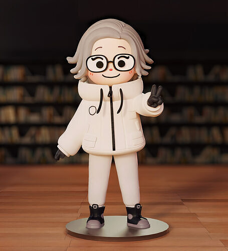 Eito Aotsuki Figure For 3D Printing 3D print model