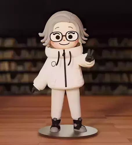 Eito Aotsuki Figure For 3D Printing