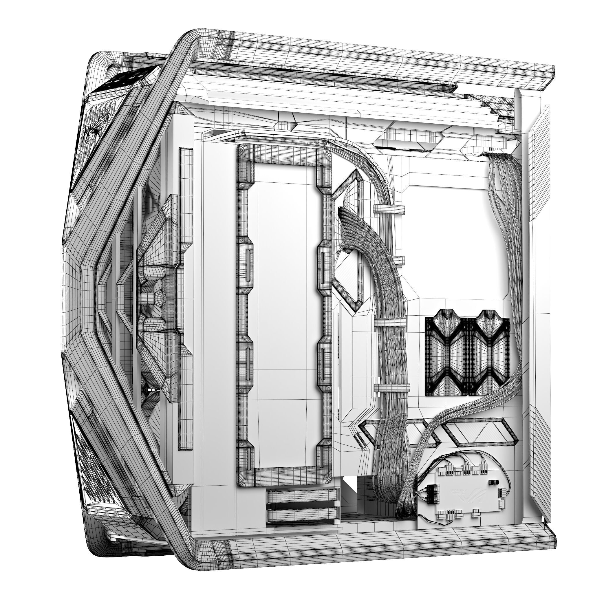 ROG Strix Hyperion 3D model_14