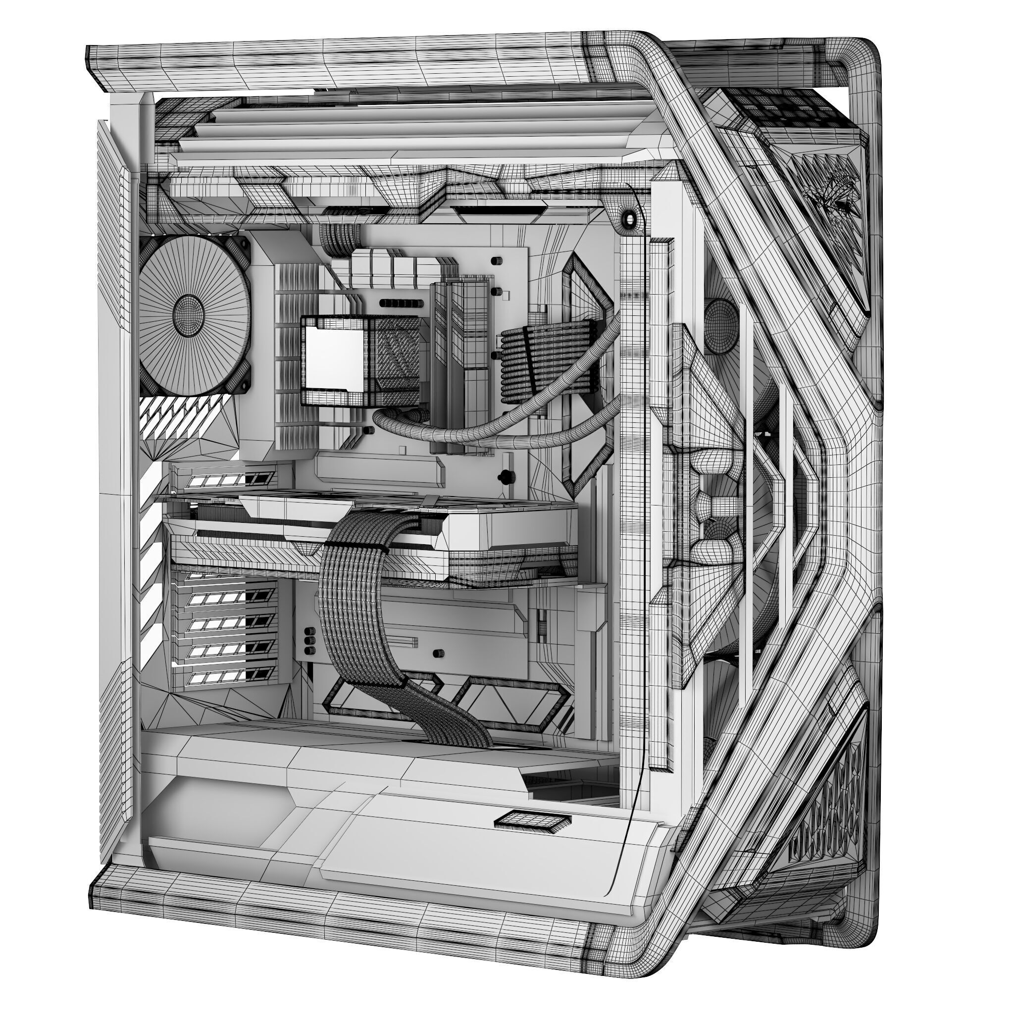 ROG Strix Hyperion 3D model_3