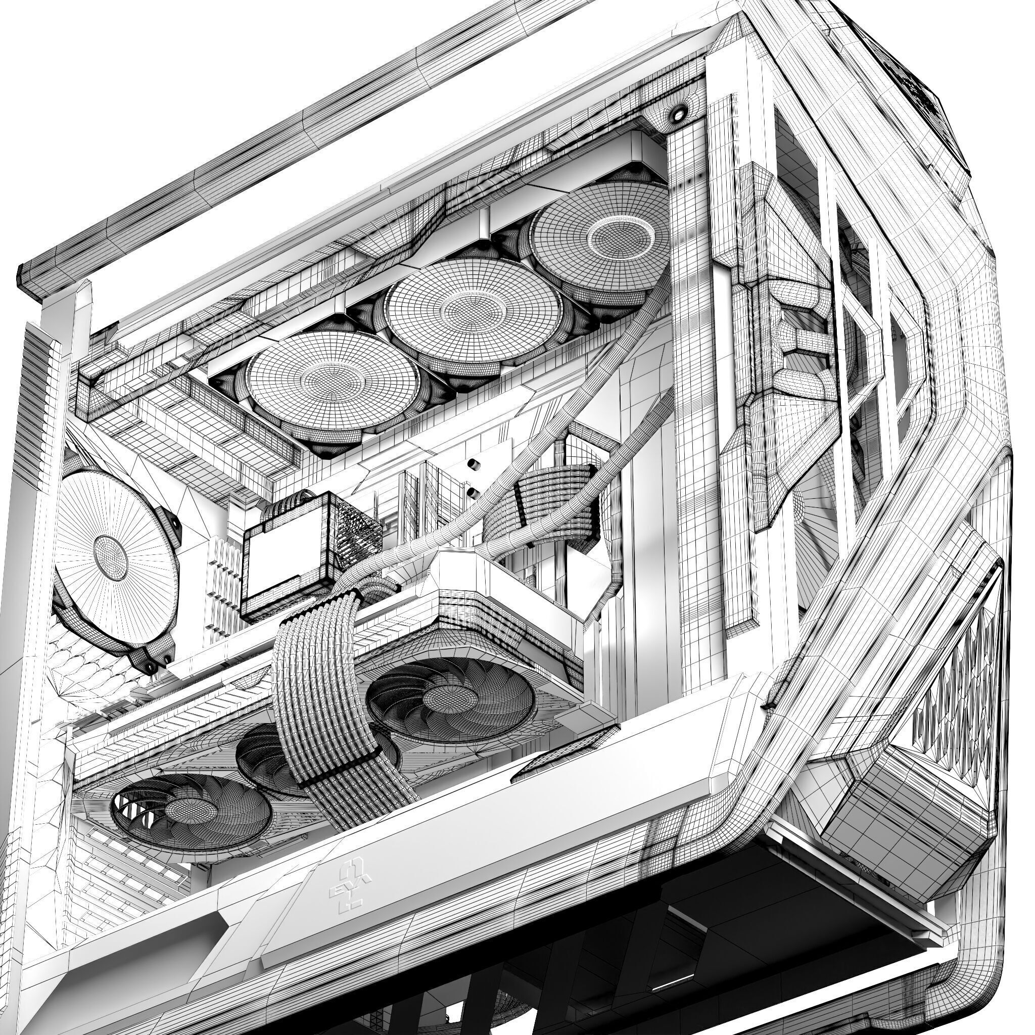 ROG Strix Hyperion 3D model_15