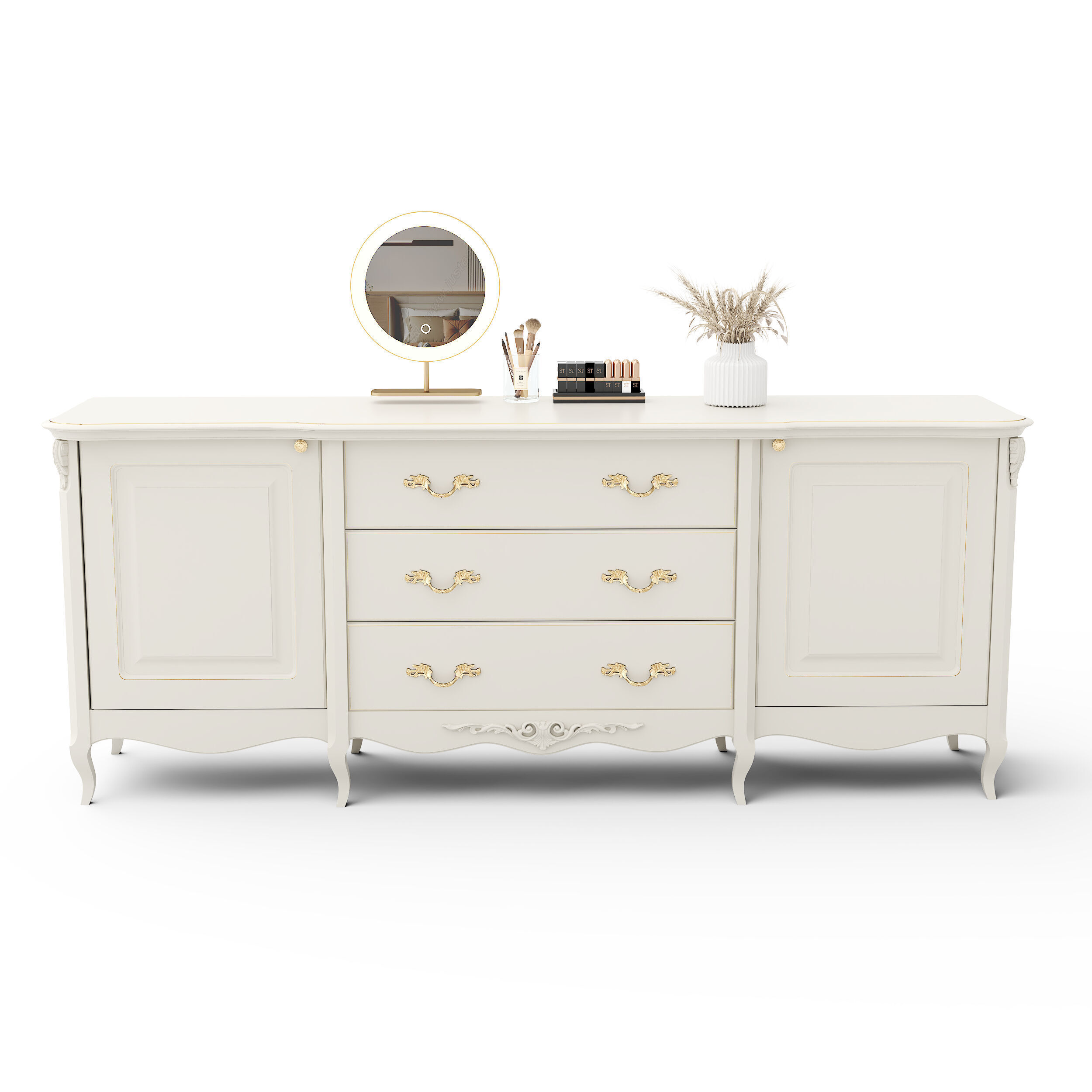 Travea Sideboard 3D model_1