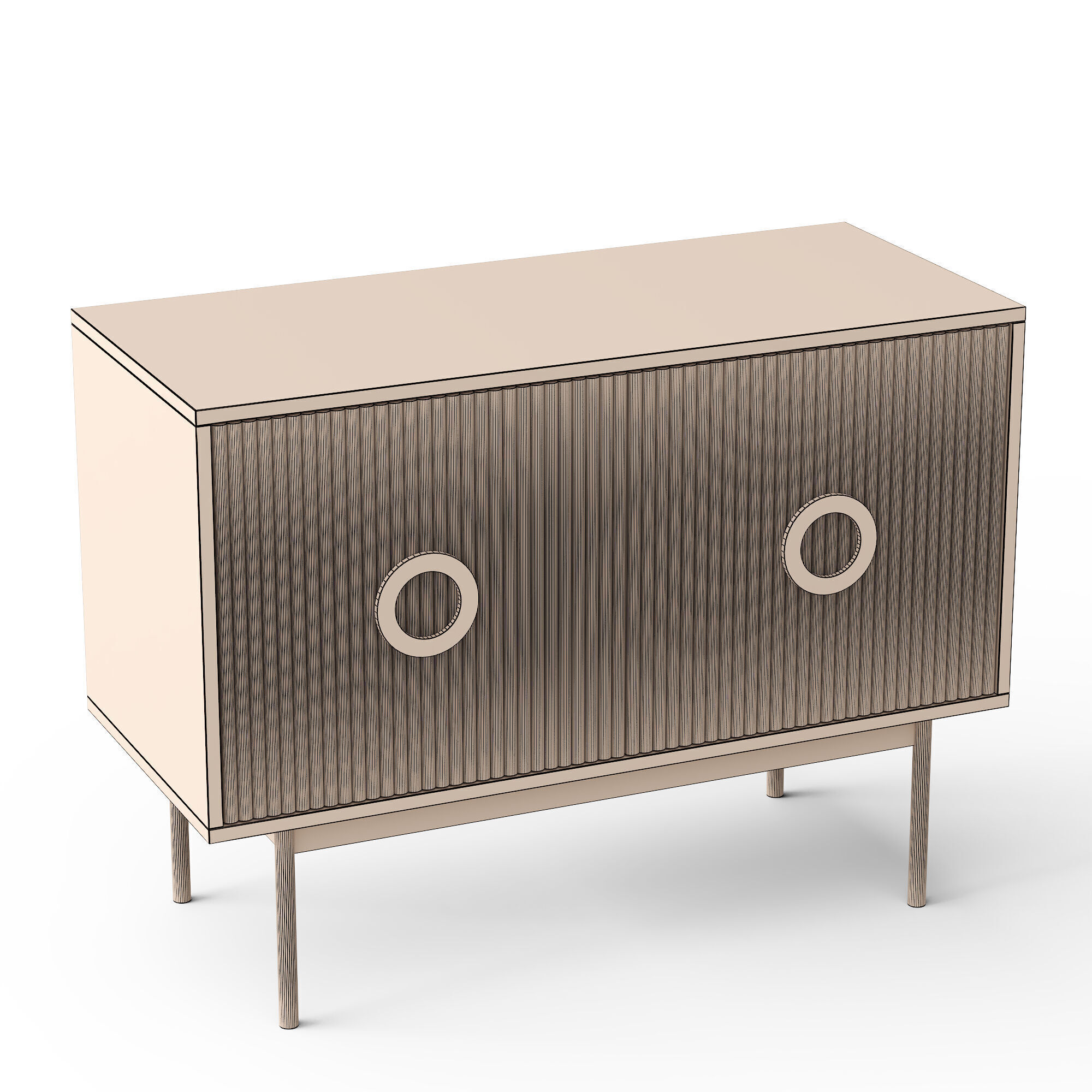 Terry Sideboard 3D model_2