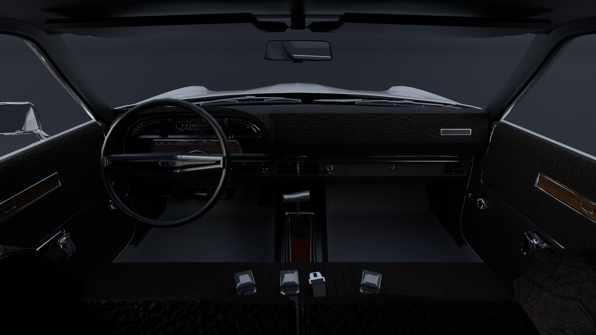 Mercury Montego MX 429 1970 3D model_5