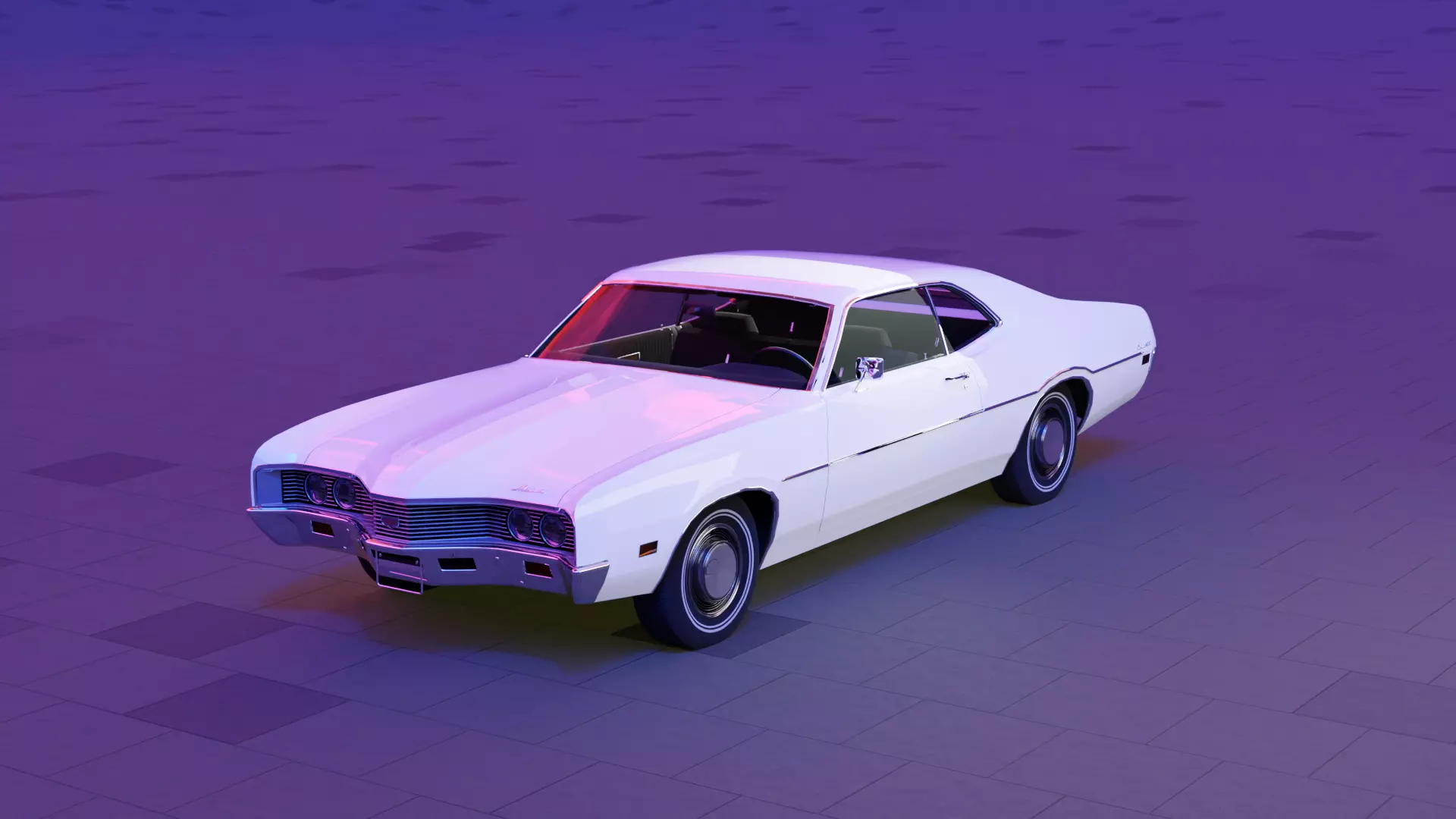 Mercury Montego MX 429 1970 3D model_0